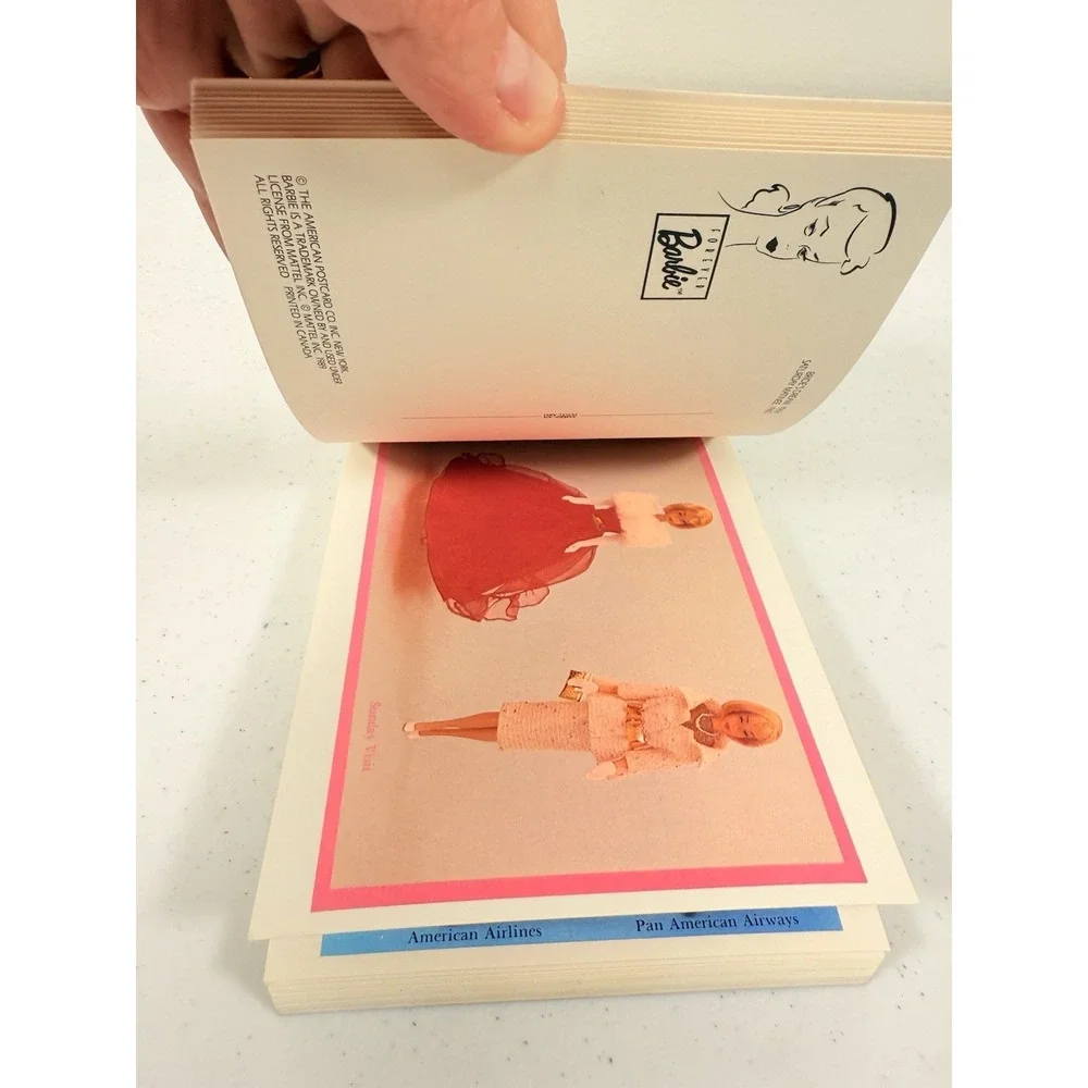 FOREVER BARBIE: A POSTCARD BOOK By Running Press Vintage First Edition